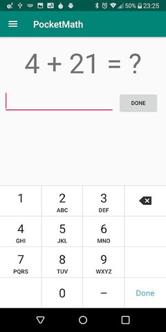 Screenshot 2: Pocket Math – Mental arithmetic trainer