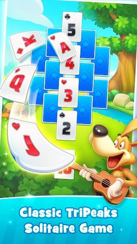 Screenshot 2: Solitaire TriPeaks Happy Land