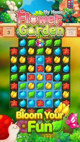 Screenshot 3: My Home Flower Garden: Puzzle Master