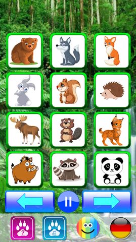 Screenshot 21: Animal sounds. Learn animals names for kids