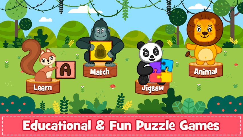 Screenshot 4: Animal Puzzle for kids - Preschool Learning Games