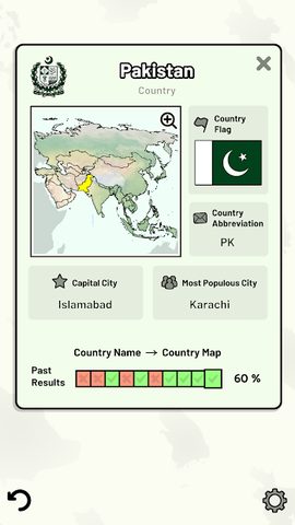 Screenshot 5: Countries of Asia Quiz