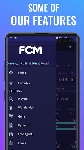 Screenshot 2: FCM - Career Mode 22 Database & Potentials
