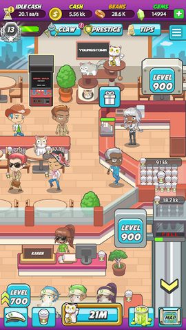 Screenshot 1: Coffee Craze - Barista Tycoon