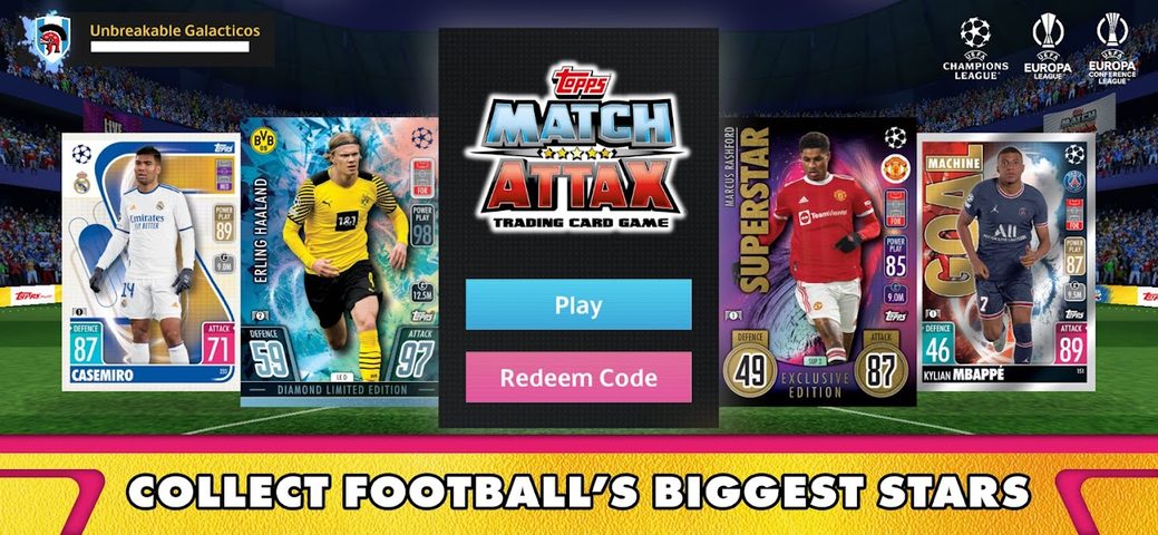 Screenshot 1: Match Attax 21/22