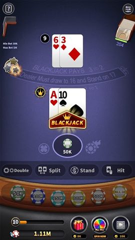Screenshot 5: Blackjack 21 offline games