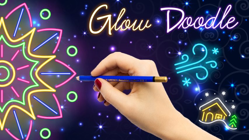 Screenshot 23: Glow Doodle Art - Color & Draw