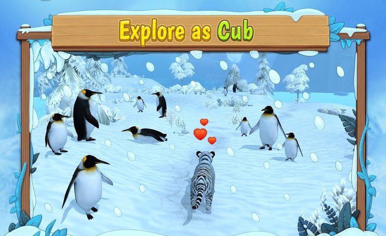 Screenshot 4: White Tiger Family Sim Online - Animal Simulator