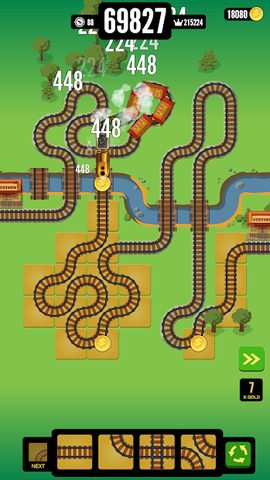 Screenshot 2: Gold Train FRVR - Best Railroa