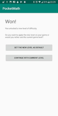 Screenshot 5: Pocket Math – Mental arithmetic trainer