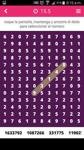 Screenshot 7: Sopa de Números