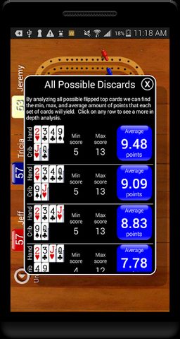 Screenshot 6: Cribbage Pegboard