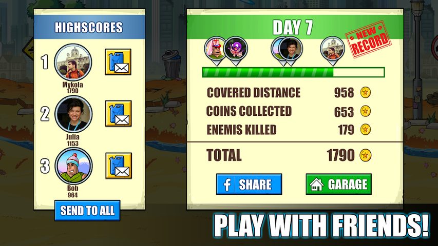 Screenshot 8: Mad Day - Truck Distance Game