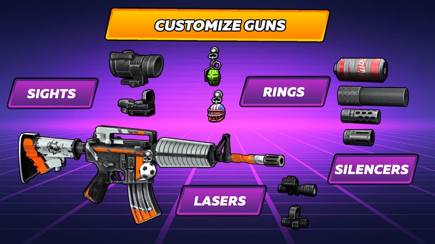 Screenshot 1: FLEX: 3D Shooter & Battle Roya