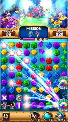 Screenshot 1: Jewel of Deep Sea: Pop & Blast
