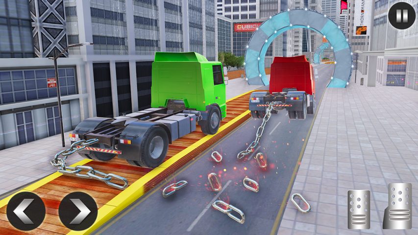 Screenshot 3: Chained Car Racing Stunts Game