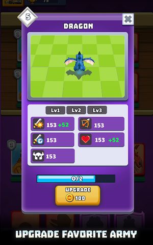 Screenshot 13: Merge War - Army Draft Battler