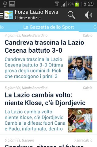 Screenshot 1: Forza Lazio News