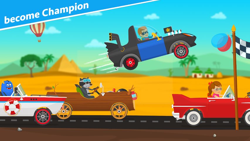 Screenshot 3: Racing car games for kids 2-5