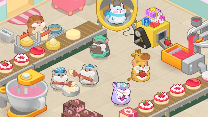 Screenshot 3: Hamster cake factory