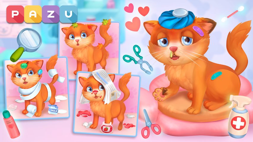 Screenshot 5: Cat game - Pet Care & Dress up
