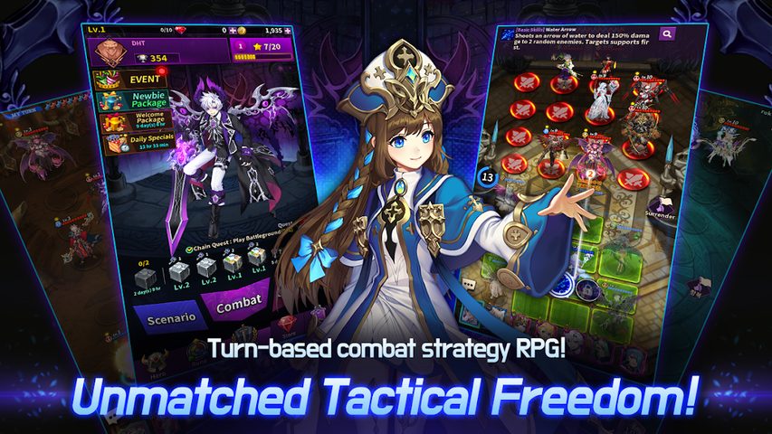Screenshot 2: Dragon Heroes Tactics