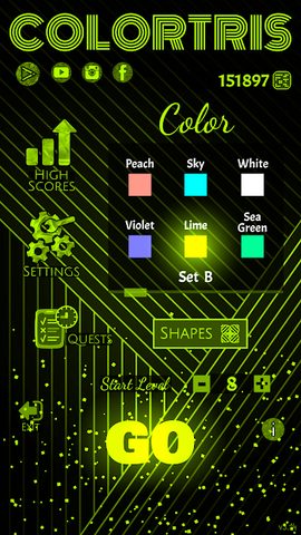 Screenshot 17: ColorTris - Classic Neon Block