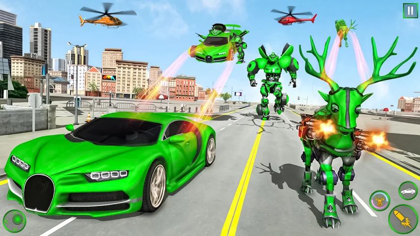 Screenshot 22: Deer Robot Car Game-Robot Game