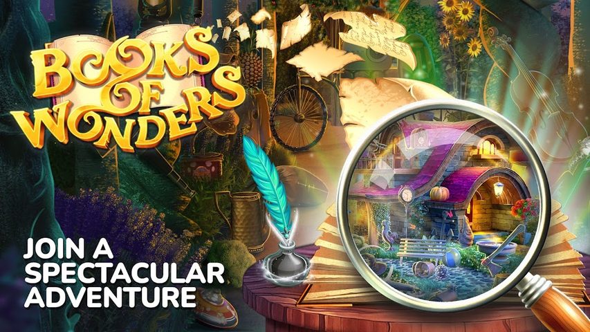 Screenshot 1: Books of Wonder Hidden Objects