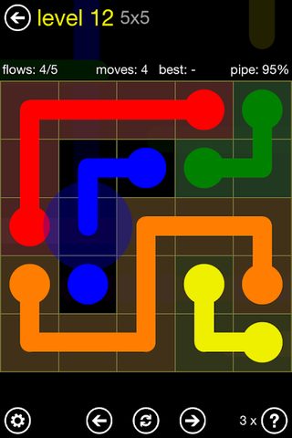 Screenshot 1: Flow Free