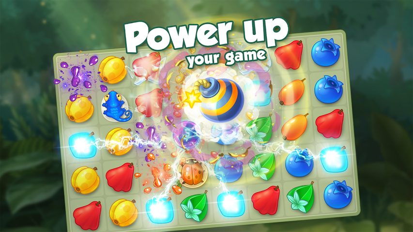 Screenshot 13: Bloomberry match-3 story. Merge fruits & decorate!