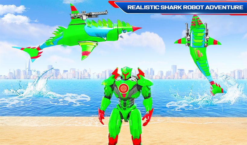 Screenshot 8: Robot Shark Attack: Transform Robot Shark Games