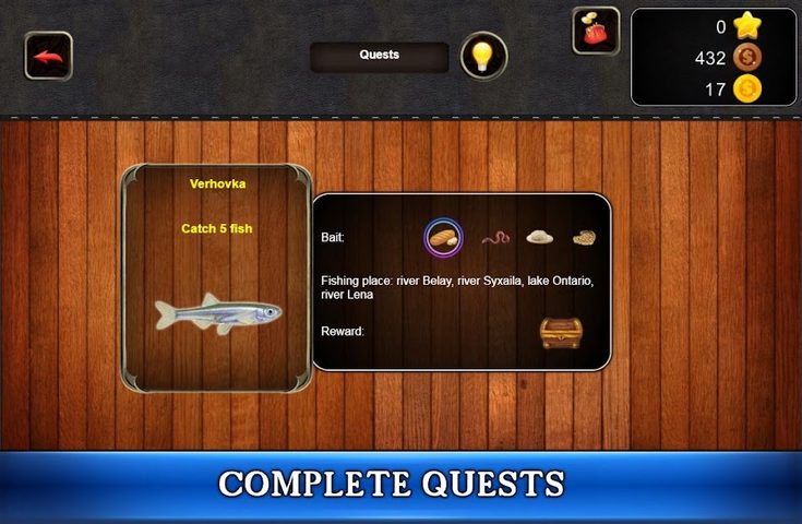 Screenshot 6: Fish Rain: Sport Fishing Games. Fishing Simulator.