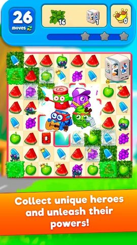 Screenshot 2: 🍒Sugar Heroes - World match 3 game!