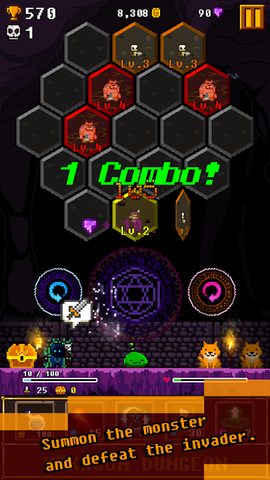 Screenshot 2: Hexagon Dungeon