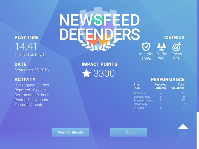 Screenshot 20: NewsFeed Defenders