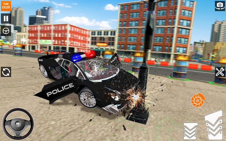 Screenshot 19: Police Car Game:Car Crash 3d
