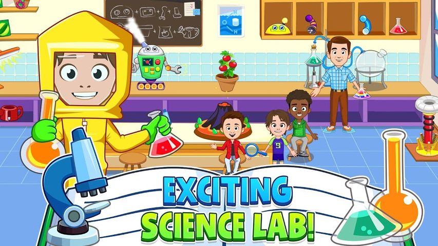 Screenshot 3: My Town: School game for kids
