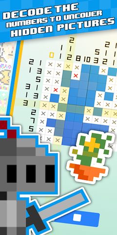 Screenshot 1: Falcross - Nonogram & Picture Cross Puzzles