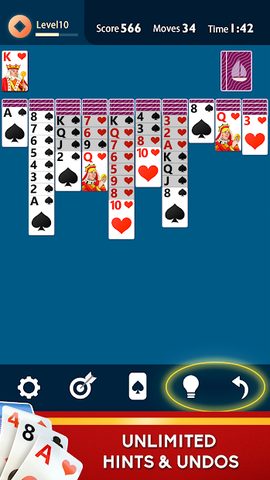 Screenshot 2: Spider Solitaire Plus