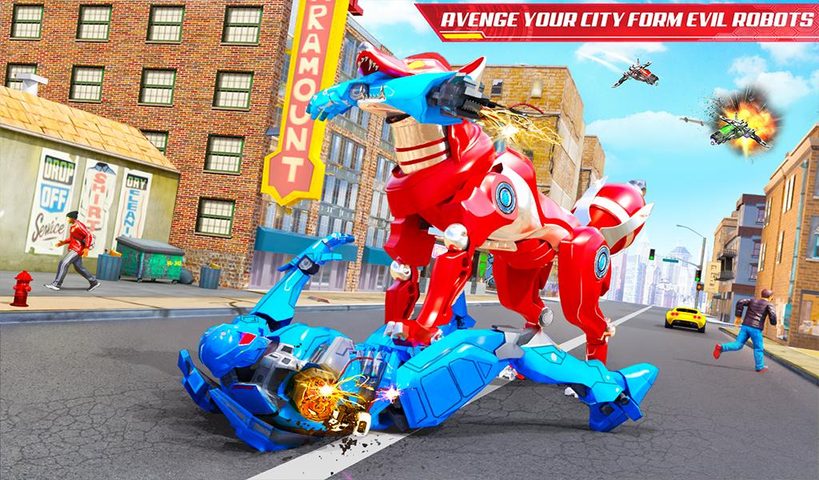 Screenshot 10: Fox Robot Transform Bike Game