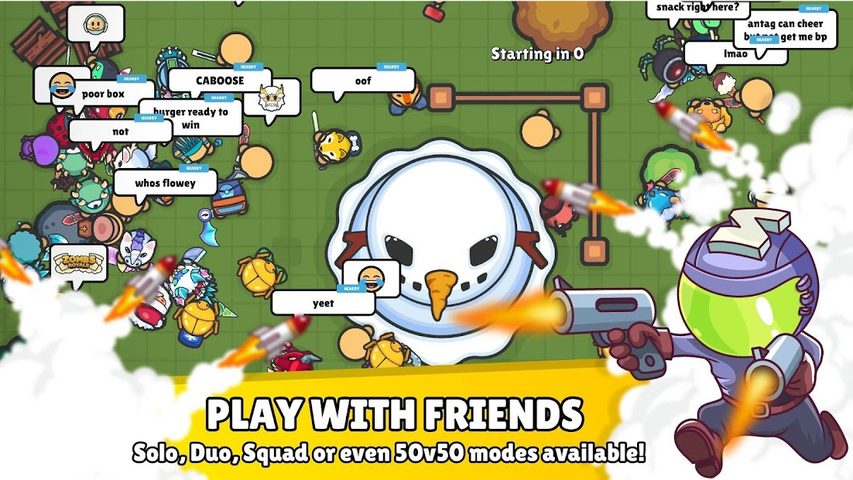 Screenshot 1: ZombsRoyale.io - 2D Battle Roy