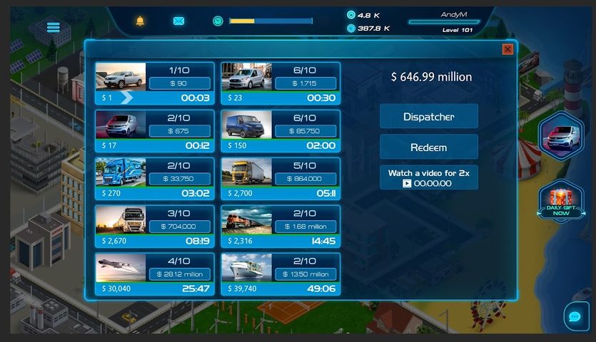Screenshot 5: Virtual Truck Manager 2 Tycoon