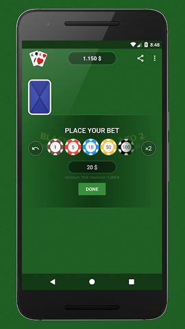 Screenshot 3: Blackjack