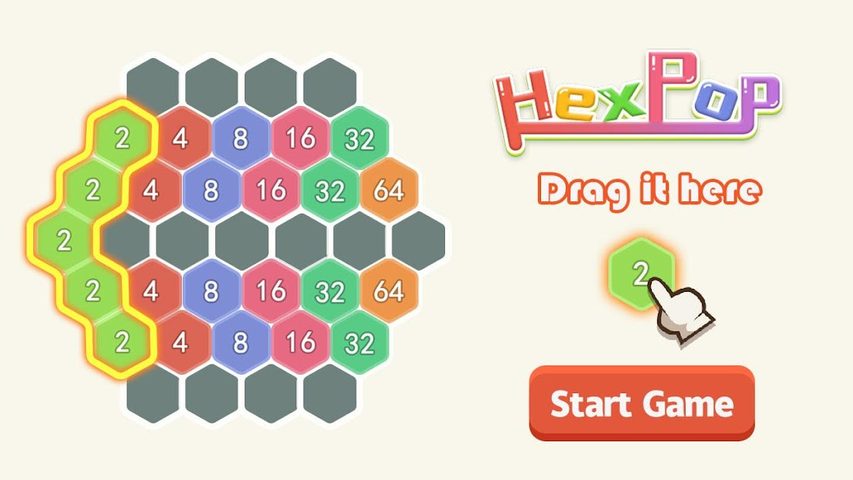 Screenshot 1: HexPop