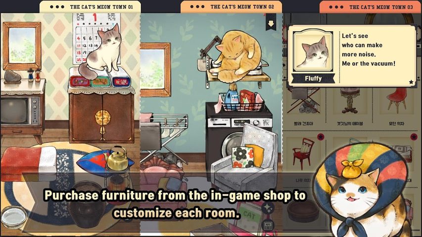 Screenshot 10: The cat's meow town