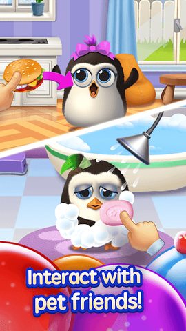 Screenshot 3: Bubble Penguin Friends