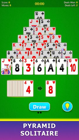 Screenshot 1: Pyramid Solitaire Mobile