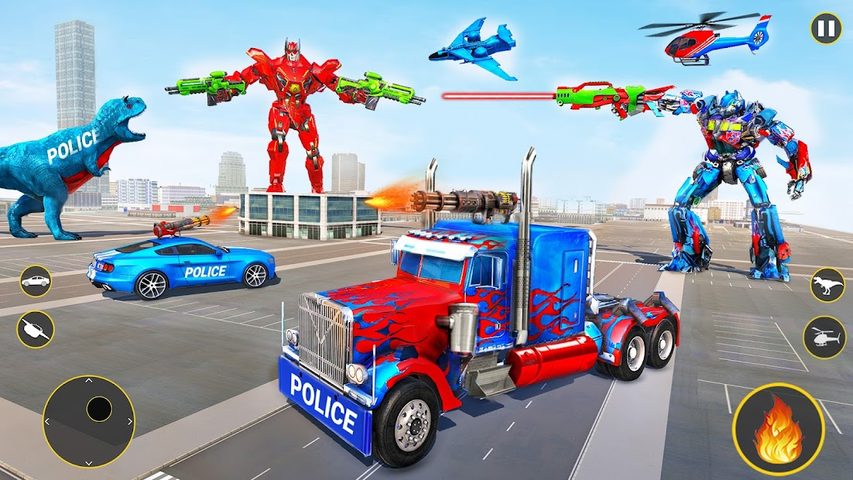 Screenshot 22: Police Truck Robot Game – Dino