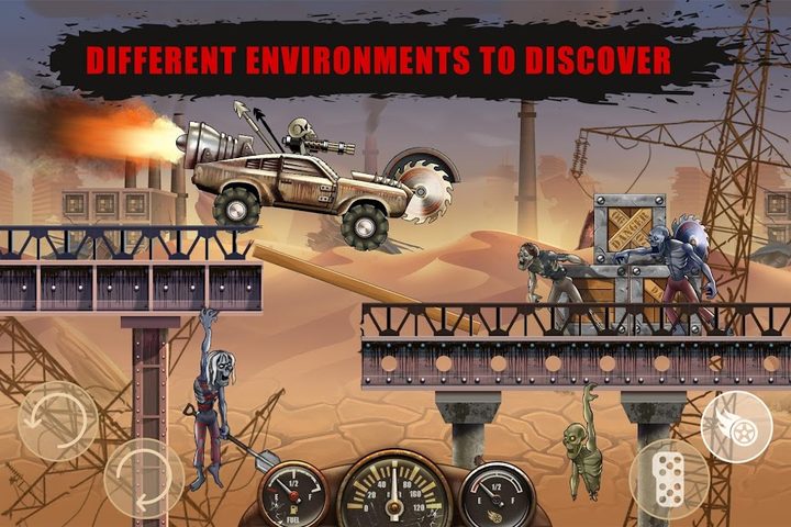 Screenshot 4: Zombie Hill Racing: Earn Climb